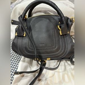 Chloe small Marcie leather satchel